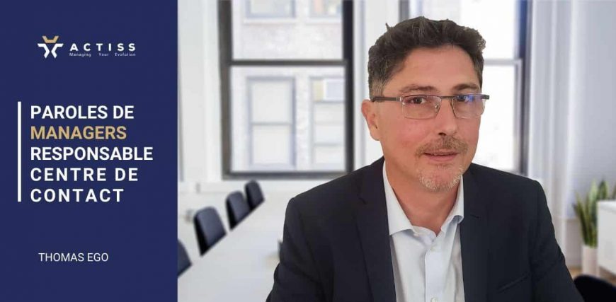Manager de transition chez Actiss, Thomas Ego
